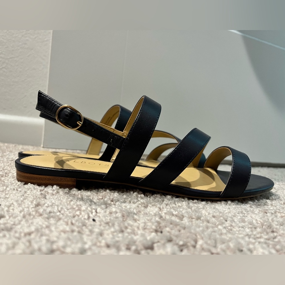 Talbots Dark Blue Strappy Sandals - Picture 2 of 7